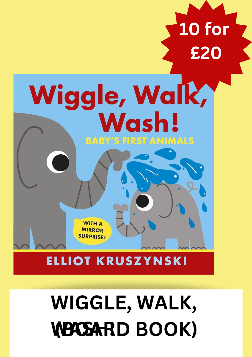 Wiggle Walk Wash Boardbook