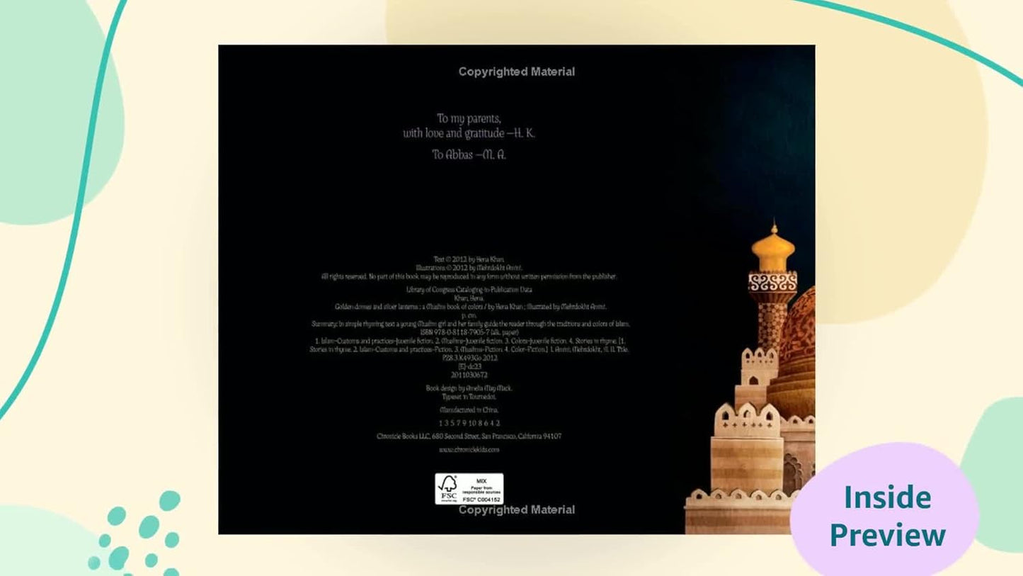 Golden Domes & Silver Lanterns (A Muslim Book On Colours)