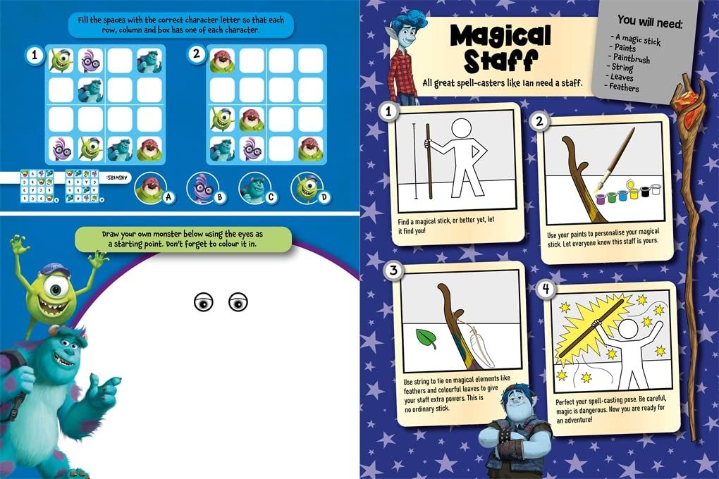 Disney Activity Book & Craft Kit: Awesome Outdoors