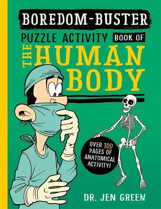 BOREDOM-BUSTER | PUZZLE ACTIVITY BOOK OF THE HUMAN BODY (Pack of 10)