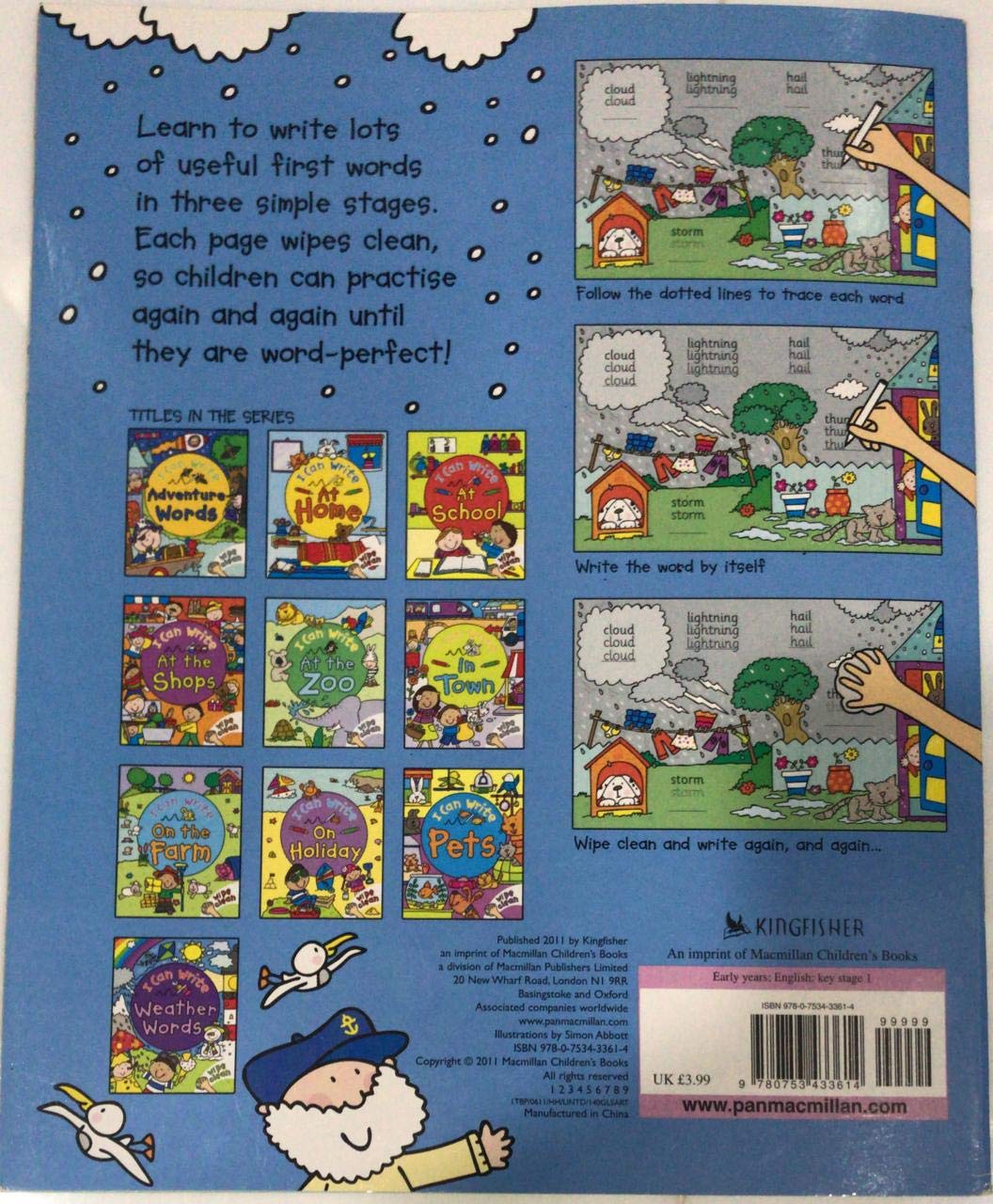 I Can Write: Weather Words