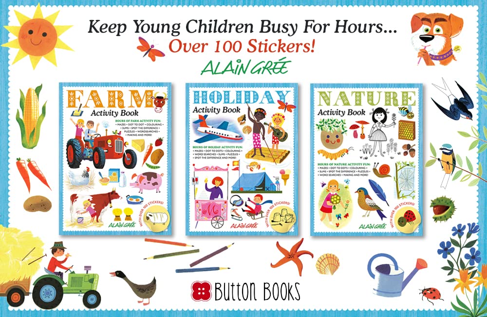 ALAIN GREE | HOLIDAY ACTIVITY BOOK (Pack Of 10)