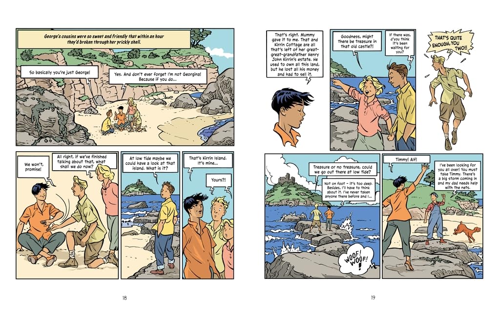 Blyton: Famous Five Graphic Novel Pack - Five on Treasure Island/Five go Adventuring Again/Five Run Away Together/Five go to Smugglers Top