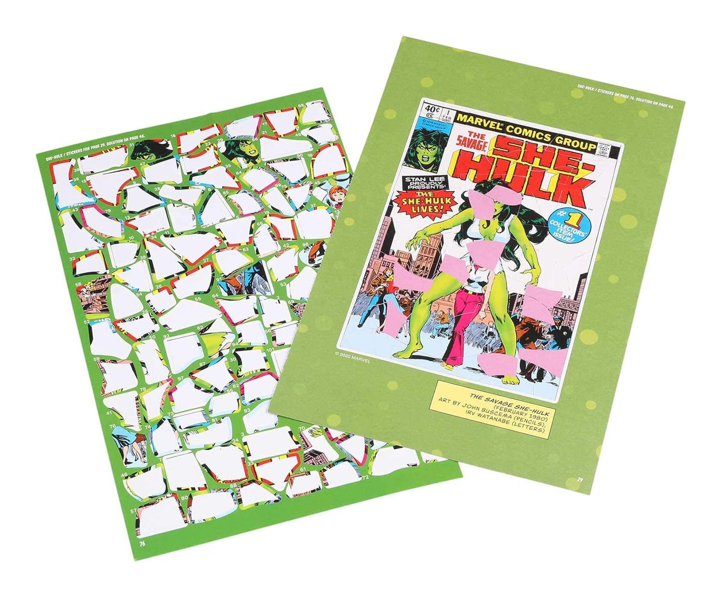 Marvel: Sticker Art Puzzles