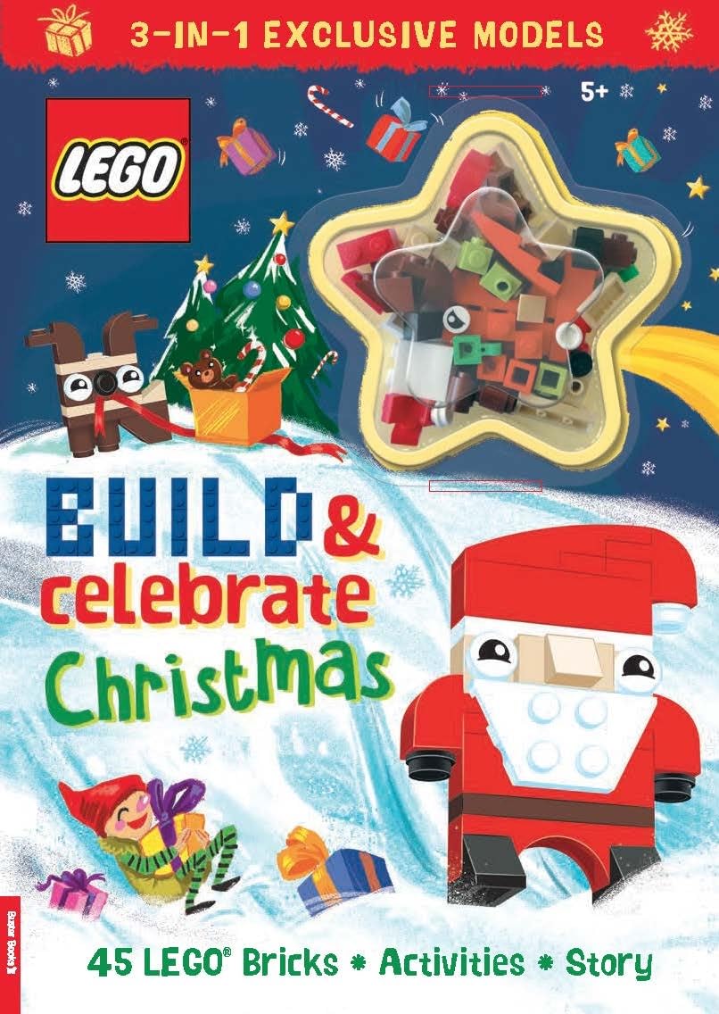 LEGO® Books: Build & Celebrate Christmas (includes 45 bricks) (Pack of 10)