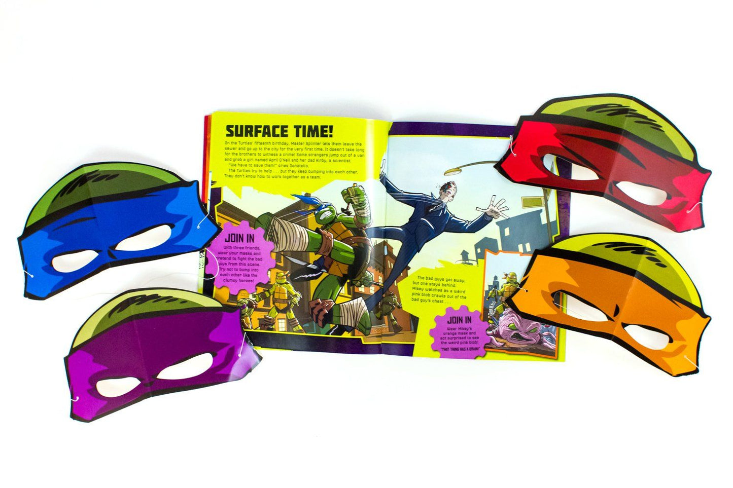 Teenage Mutant Ninja Turtles: Turtle Power Pop-Out Mask Book
