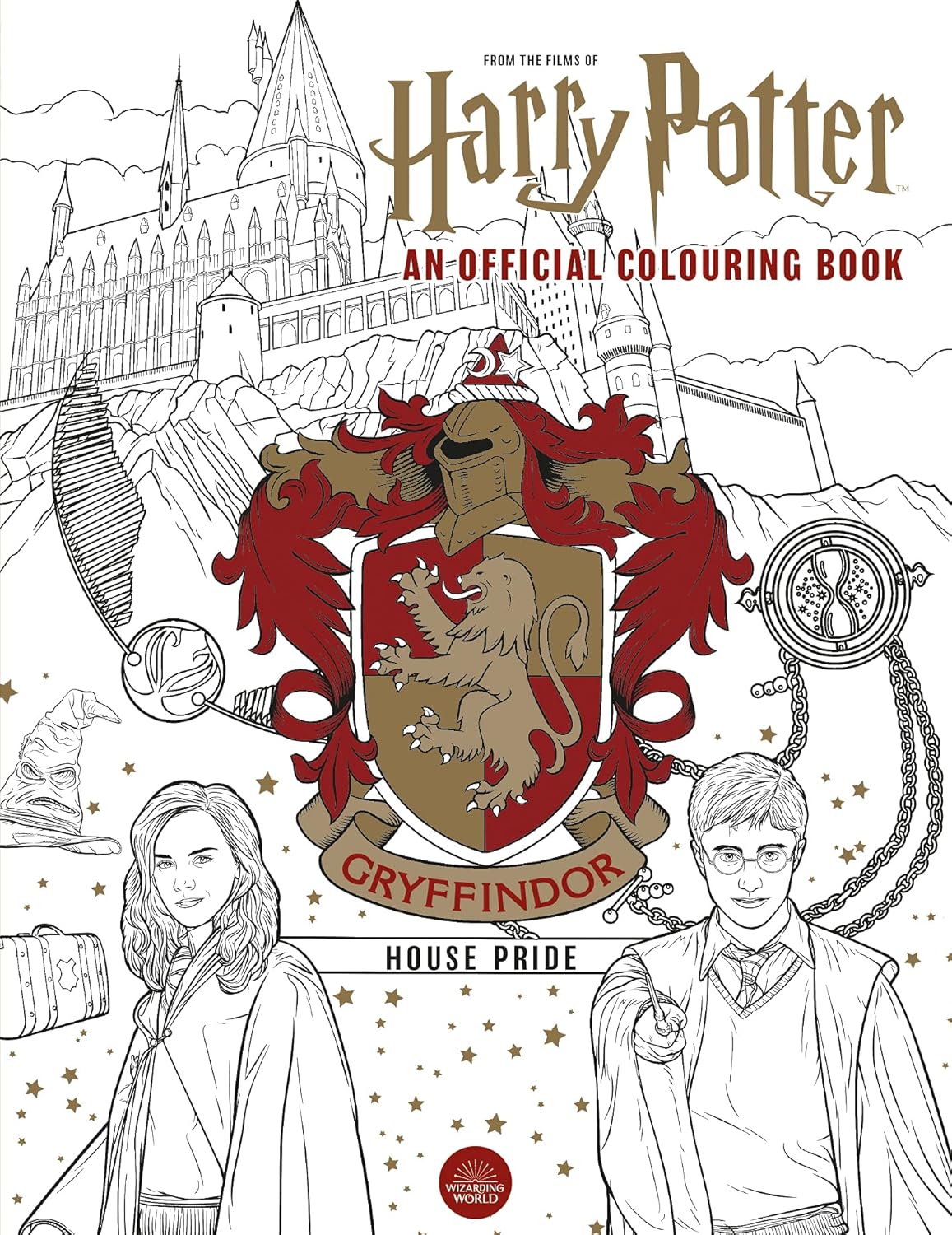Harry Potter: Gryffindor House Pride Colouring Book