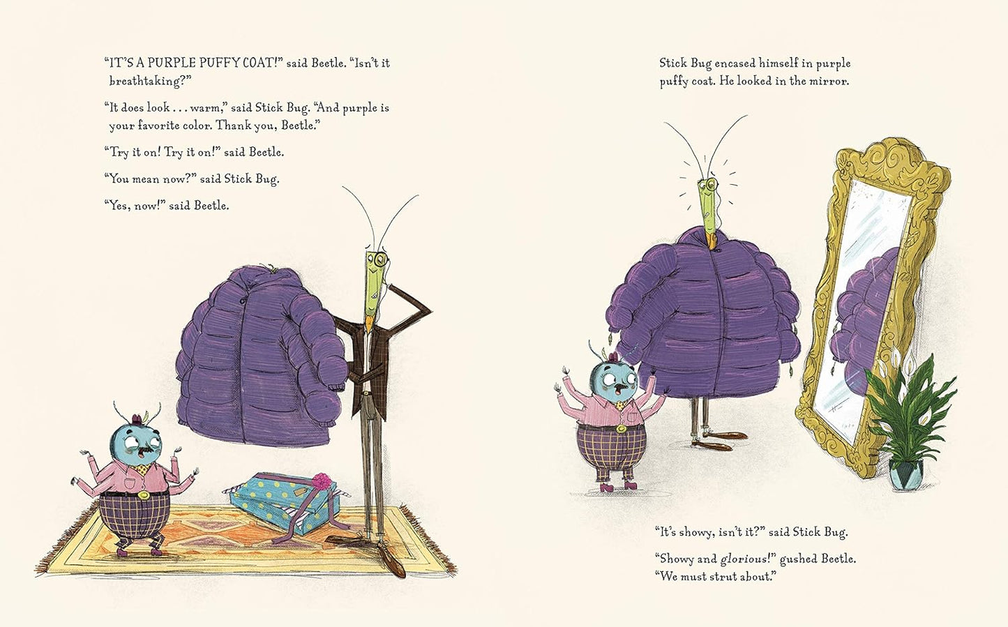 Purple Puffy Coat