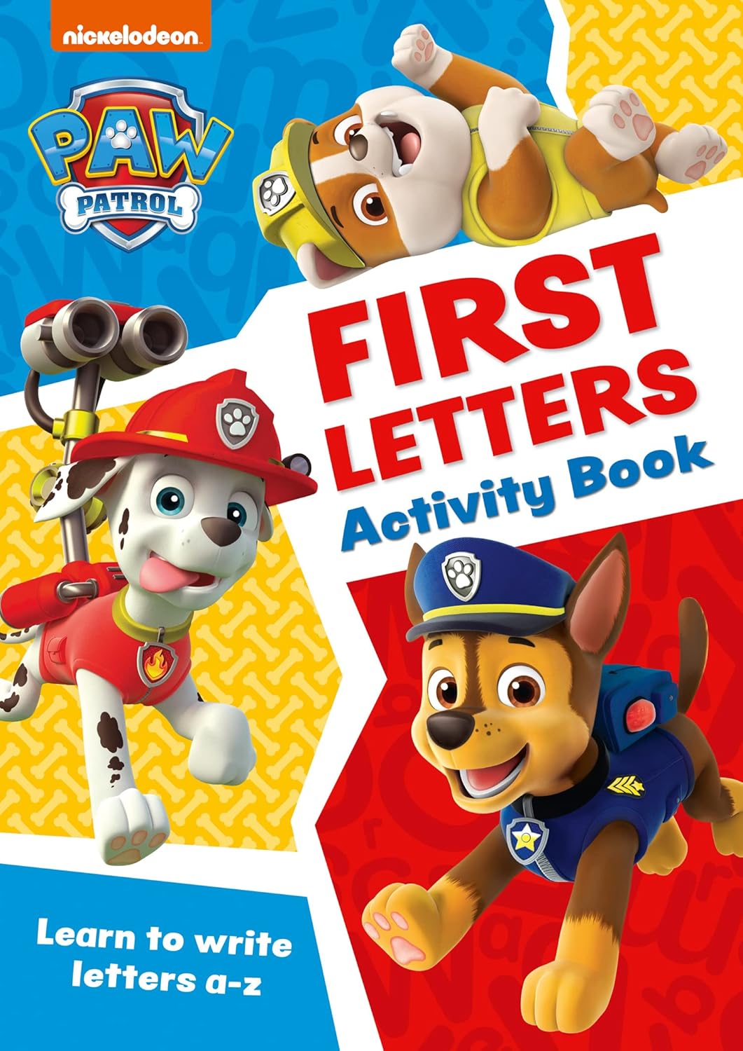 Paw Patrol Activity Book: First Letters