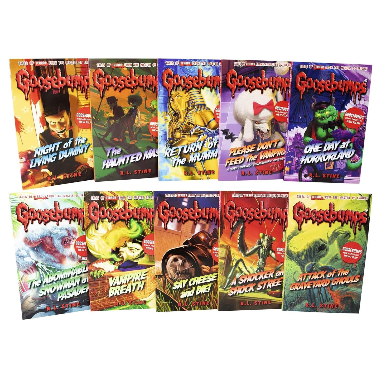Goosebumps Shocker ( a set of 10 books)