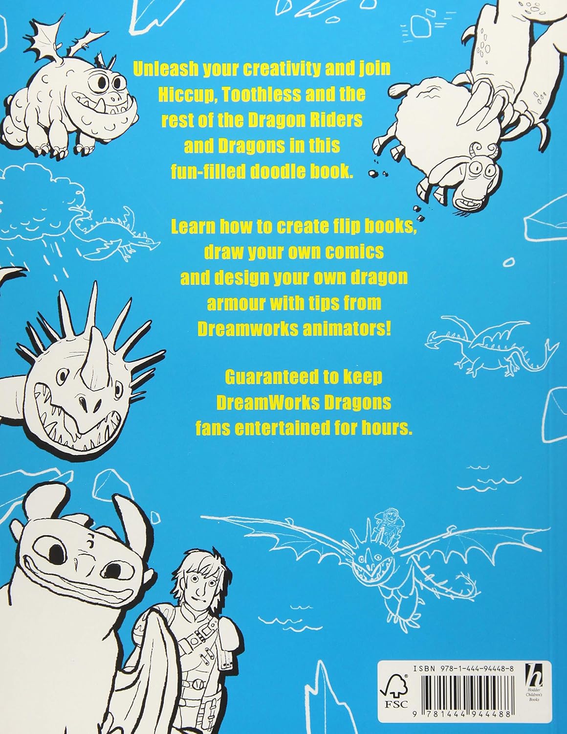 Dreamworks: Dragons Doodle Book