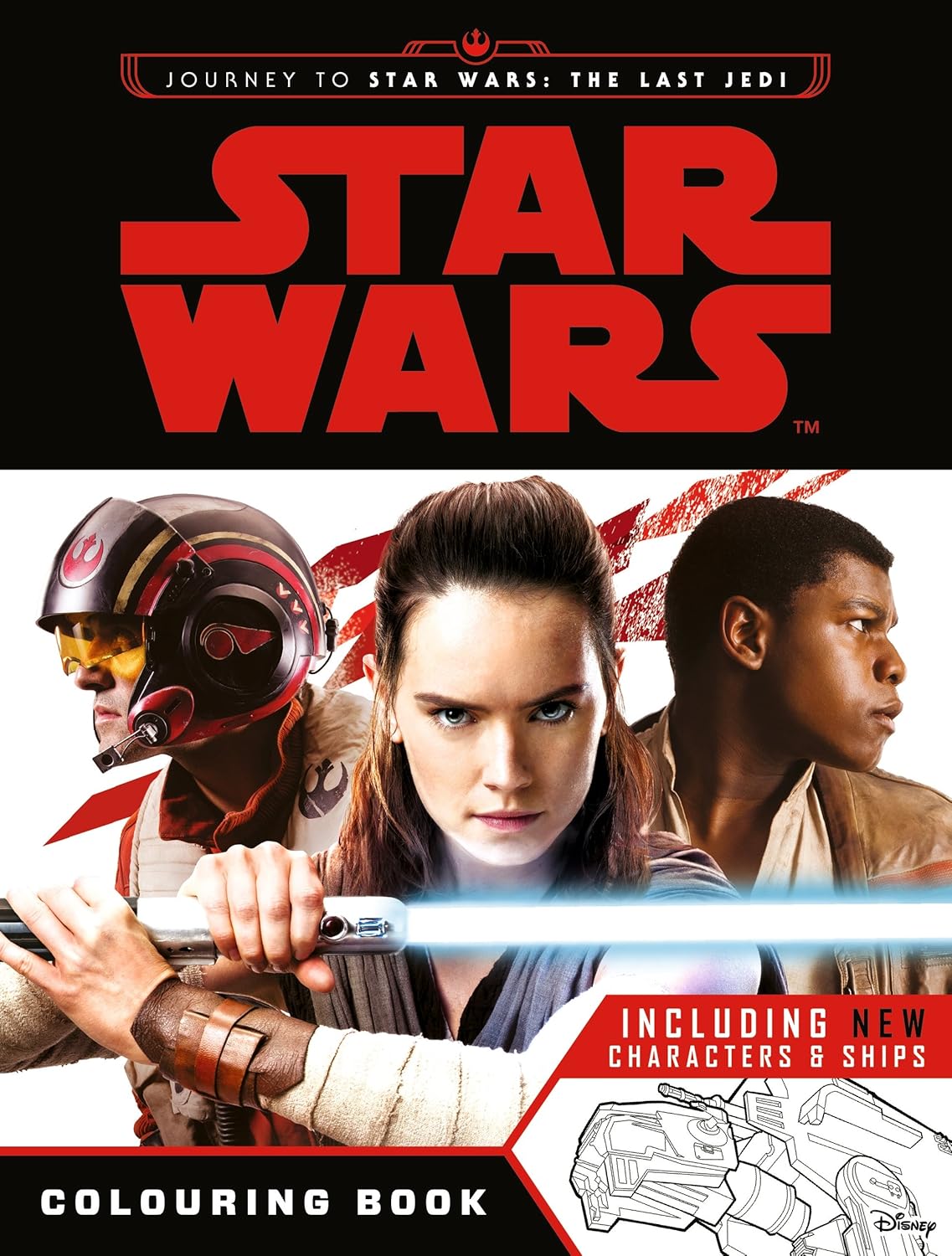 Star Wars: Journey to The Last Jedi Colouring Book