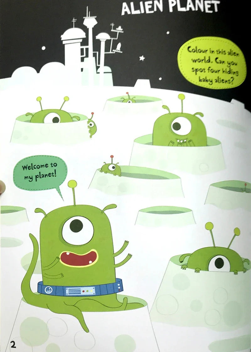 Aliens Sticker Time