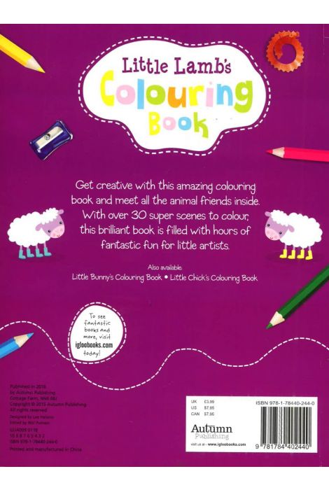 Little Lamb's Colouring Book