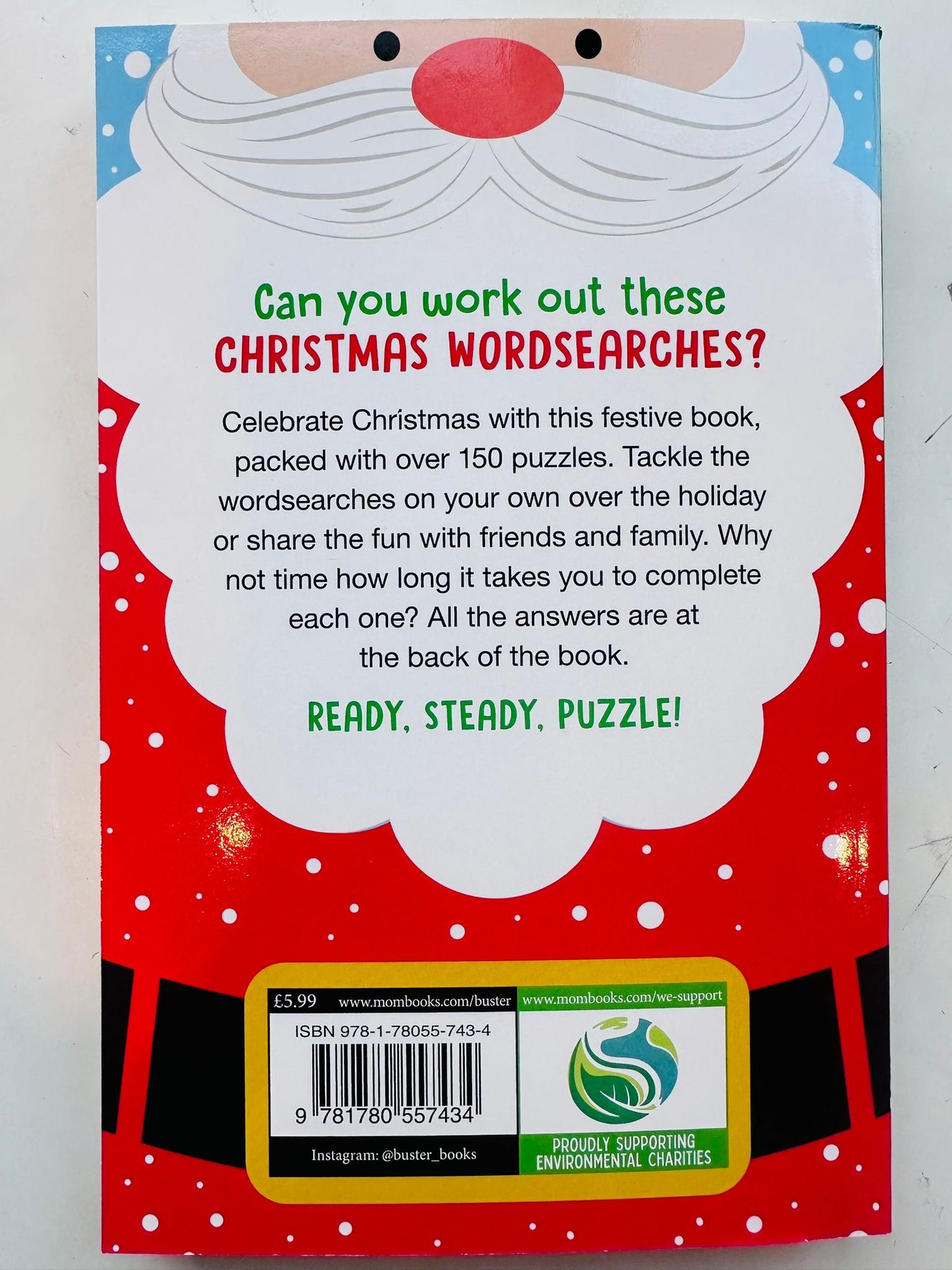 Christmas Wordsearches for Kids (Pack of 10)