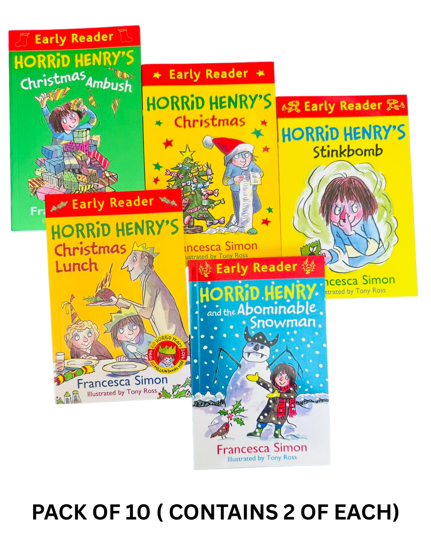 Horrid Henry - Early Reader Pack ( Pack of 10)