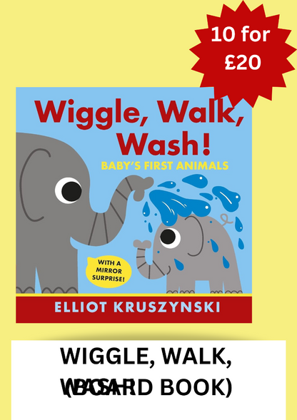 Wiggle Walk Wash Boardbook