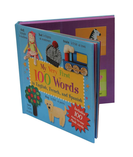 Very First 100 Words in English, French & Spanish
