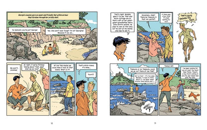 Blyton: Famous Five Graphic Novel Pack - Five on Treasure Island/Five go Adventuring Again/Five Run Away Together/Five go to Smugglers Top