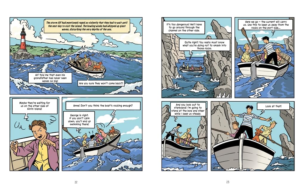 Blyton: Famous Five Graphic Novel Pack - Five on Treasure Island/Five go Adventuring Again/Five Run Away Together/Five go to Smugglers Top