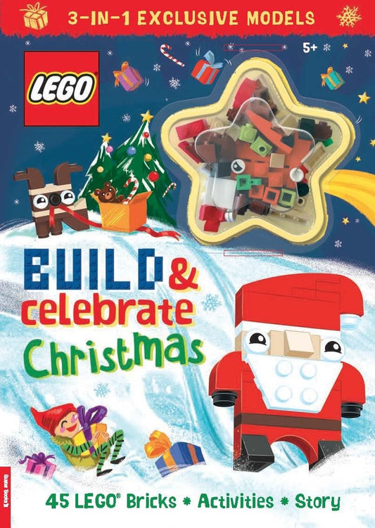 LEGO® Books: Build & Celebrate Christmas (includes 45 bricks) (Pack of 10)