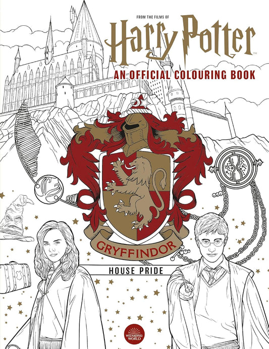 Harry Potter: Gryffindor House Pride Colouring Book