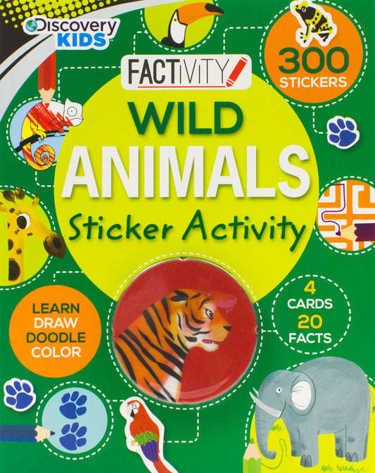 Factivity: Wild Animals Sticker Activity (inc stickers)