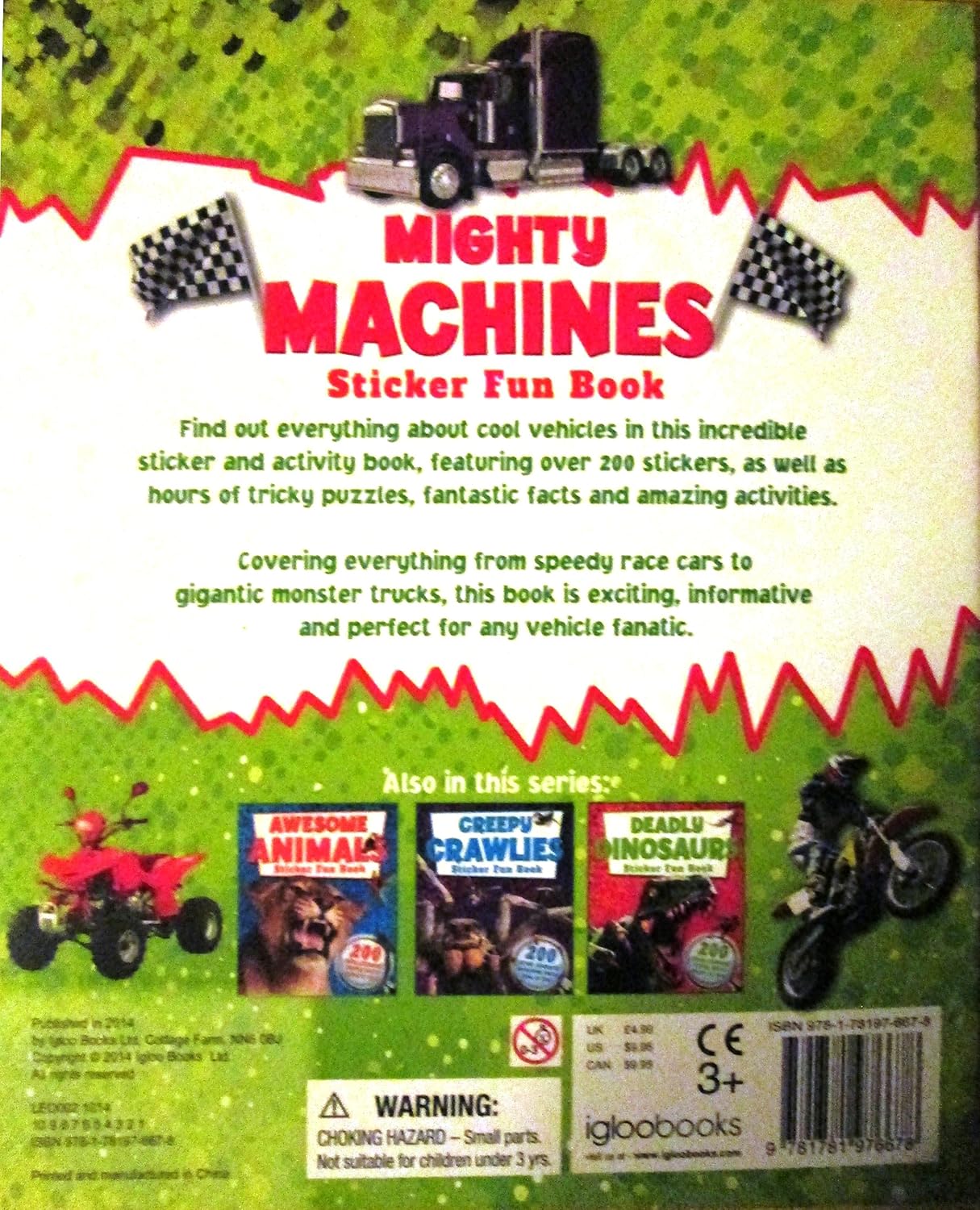 Mighty Machines Sticker Fun Book