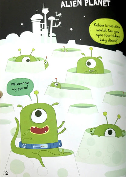 Aliens Sticker Time