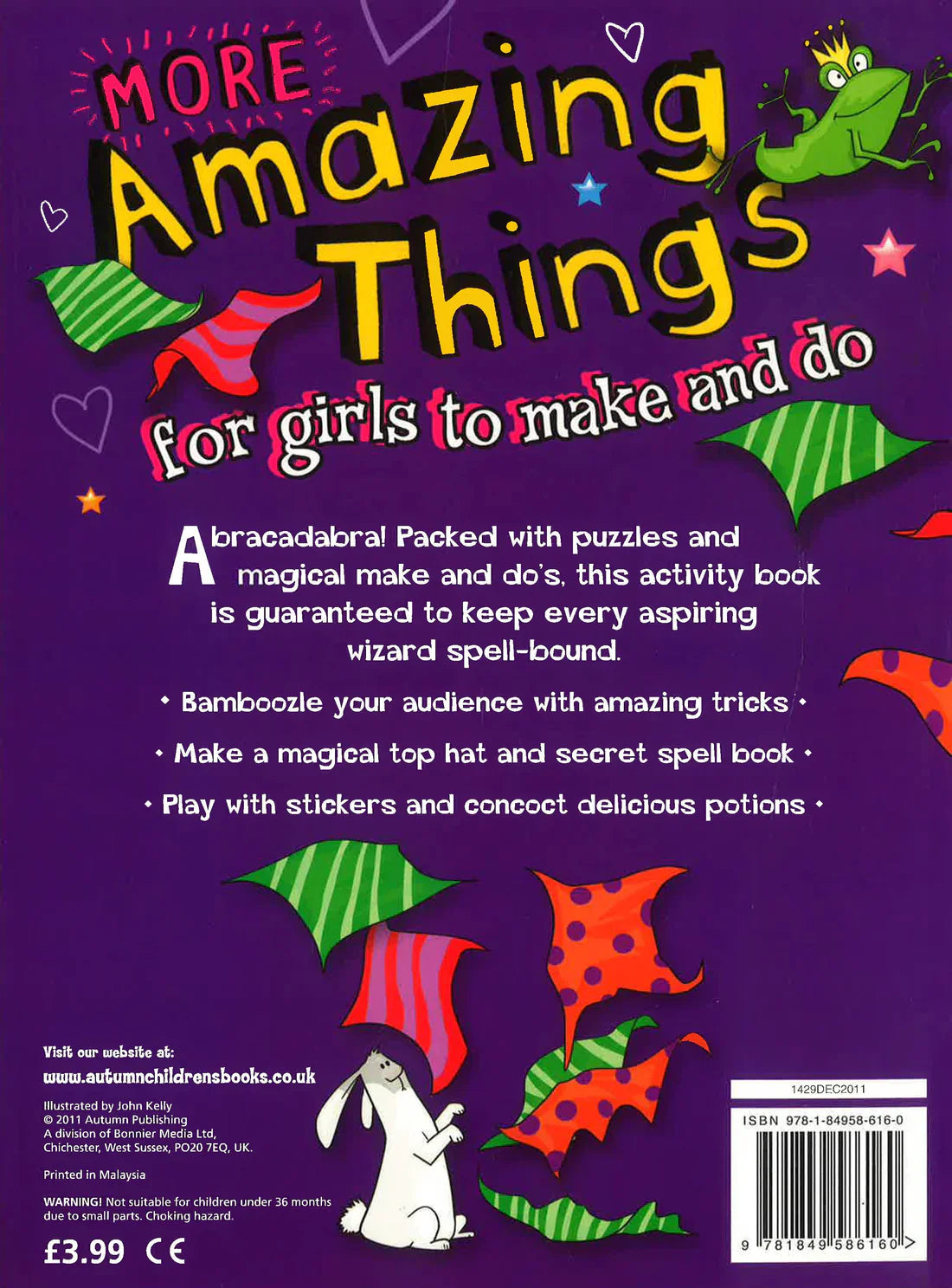 More Amazing Things for Girls to Make & Do