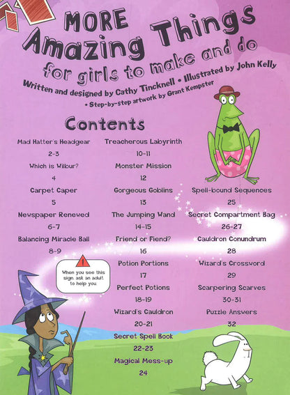 More Amazing Things for Girls to Make & Do
