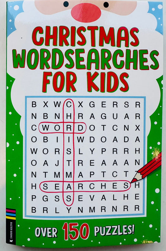 Christmas Wordsearches for Kids (Pack of 10)