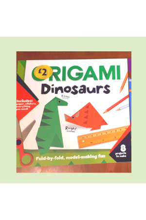 Origami - Dinosaurs- Pack of 30 (stickered)