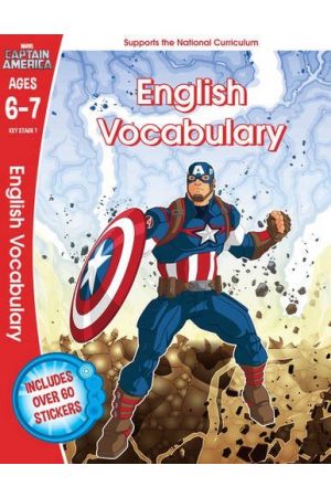 Marvel Learning: Captain America- English Vocabulary Ages 6-7