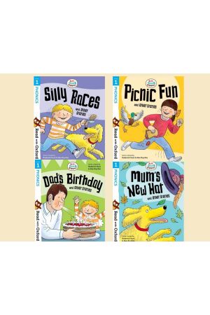Read with Oxford: Stage 1: Biff, Chip and Kipper  ( Pack of 4 )